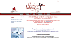 Desktop Screenshot of centuryskatingclub.ca